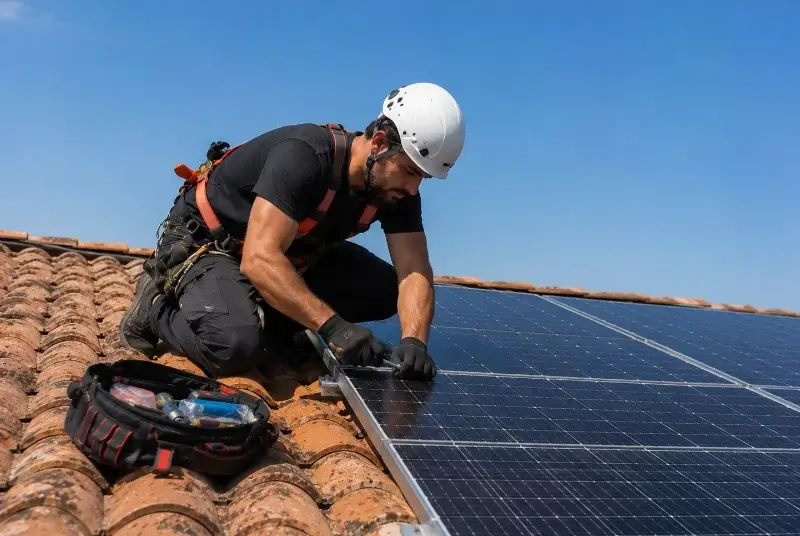 Maintenance et monitoring de panneaux solaires à Irouléguy
